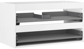 Mexen Box-A korpus szafki podumywalkowej 90 cm, 2 szuflady, biały mat - 91AX0-0900-470-2-01