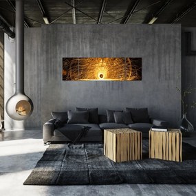 Obraz świetlistego dysku (170x50 cm)