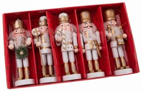 Drewniane ozdoby świąteczne zestaw 4 szt. 12,5 cm – Dakls