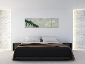 Obraz - Johan Barthold Jongkind, The Towpath, reprodukcje (170x50 cm)