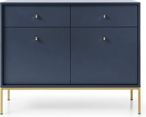 Komoda MONDO 104 cm do Salonu Sypialni Odcienie granatowego