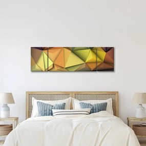 Obraz - Wielokątna abstrakcja 3D (170x50 cm)
