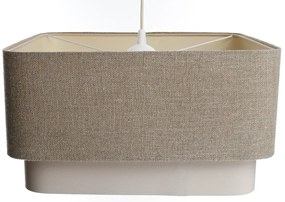 Lampa wisząca KWADRO DUO 009 51x47cm beżowa/kremowa BPS KONCEPT