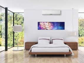 Obraz - Kosmiczne drzewo (170x50 cm)