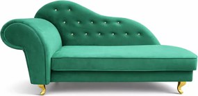 Elegancki szezlong tapicerowany w stylu angielskim