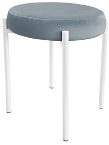 TABORET DIOR STOŁEK LOFT metal podstawa biała BL06