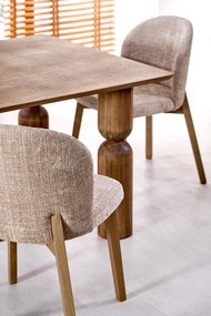 ELTON stół rozkładany 200-300x101x76 cm jasny orzech mieści 8-10 osób
