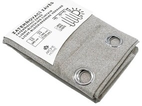 ARÔME HOME Zasłona zaciemniająca beżowa, 135 x 245cm