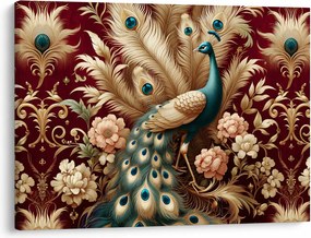 Obraz – Elegancki paw (70x50 cm)