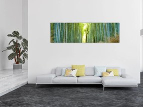 Obraz - Las bambusowy (170x50 cm)
