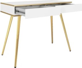 ORIANA Toaletka T 102 biała | nogi złote