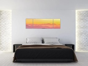 Obraz kolorowego nieba (170x50 cm)