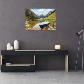 Obraz - Seealpsee, jezioro w Szwajcarii (70x50 cm)