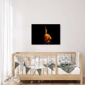 Obraz - Posąg Złotego Buddy (70x50 cm)
