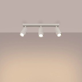 Lampa sufitowa nowoczesny Briix, stal - 3 źródło światła 3000K - L.45 x H.17 cm - beżowy