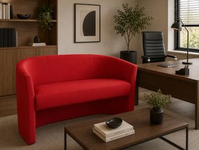 Sofa CLUB tapicerowana : Kolor tkaniny - EKO-SKÓRA - 15D, Typ tkaniny - Eko-skóra