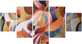 Obraz - Muzyczny abstrakt (125x70 cm)