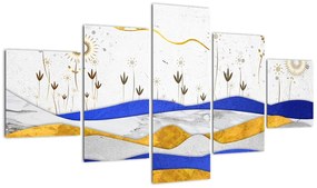 Obraz - Złote Góry (125x70 cm)