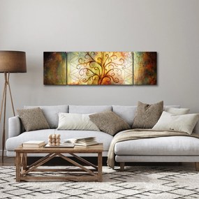 Abstrakcyjny obraz drzewa (170x50 cm)