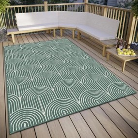 Zielony dywan odpowiedni na zewnątrz 120x170 cm Pangli Green – Hanse Home