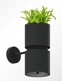 Czarny kinkiet kwietnik - EX605 N0-Z52