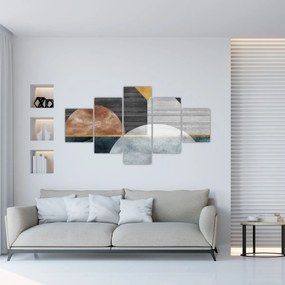 Obraz - Kształty i tekstury (125x70 cm)