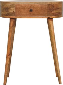 Mini konsola z dębu w stylu Albion