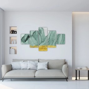 Obraz - Emerald Mountains N⁰1 (125x70 cm)