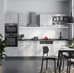 Aneks kuchenny beton/antracyt 300x46x81.6 r-line