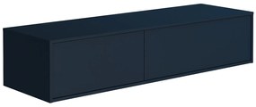 Szafka pod umywalkę wisząca – Ciemnoniebieska – dł. 150 cm – ISAURE II