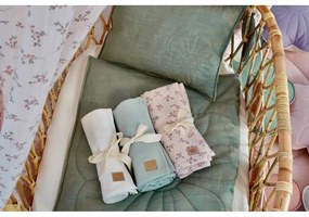 Zielony muślinowy kocyk dziecięcy 100x100 cm Mint – Moi Mili