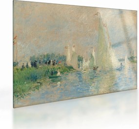 Obraz na szkle - Auguste Renoir, Regatta at Argenteuil, reprodukcje (70x50 cm)