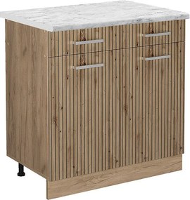 Szafka dolna do kuchni dąb rzemieślniczy 80x60x81.6 r-line