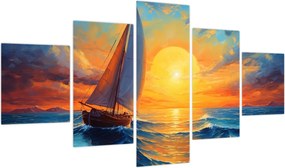 Obraz - Żaglówki (125x70 cm)