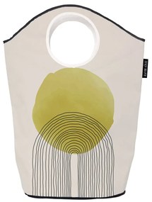 Beżowo-żółty kosz Butter Kings Rising Sun, 60 l