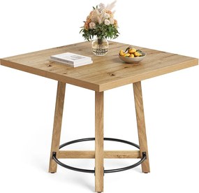 Nowoczesny stół jadalny, kwadratowy stół kuchenny do małych pomieszczeń, idealny dla 2-4 osób