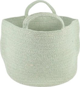 Kosz do przechowywania z uchwytami COTTON HAVEN 35x35 cm - więcej kolorów Kolor: Růžovohnědá