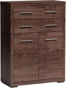Komoda SALERNO 88 cm do Salonu Sypialni Brązowy