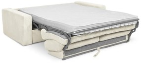 Beżowa sztruksowa rozkładana sofa 195 cm Nona – Makamii