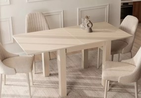 Oreox stół rozkładany do 160 cm – praktyczny i solidny stół do kuchni z płyty laminowanej