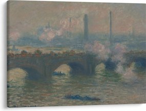Obraz - Claude Monet, Waterloo Bridge, Gray Day, reprodukcje (70x50 cm)