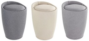 Pufa CANDY BEIGE - kosz na pranie, 2w1, WENKO