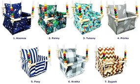 Kubełkowa huśtawka dziecięca kosmos C3-W92