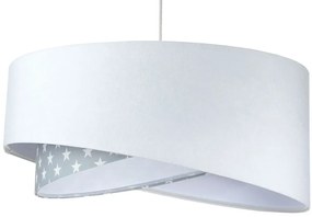 Biało-szara lampa wisząca w gwiazdki - 6X EX1000 D3-S94