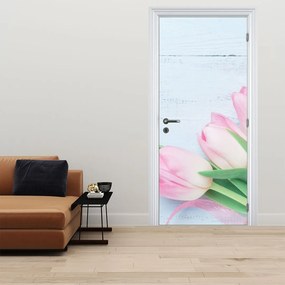 Fototapeta na drzwi - Bukiet tulipanów (95x205cm)