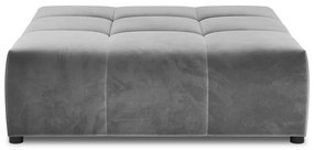 Szary moduł aksamitnej sofy Rome Velvet – Cosmopolitan Design