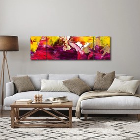Obraz abstrakcji - malarstwo (170x50 cm)