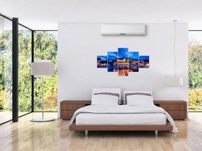 Obraz nocnego miasta Hoi An w Wietnamie (125x70 cm)