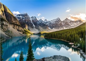 Obraz na szkle - Kanada, Park Narodowy Banff, Jezioro Moraine (70x50 cm)
