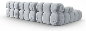 Jasnoniebieska aksamitna sofa 285 cm Bellis – Micadoni Home